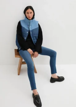 Jeans-Steppweste
