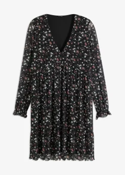 Jersey Kleid aus Mesh