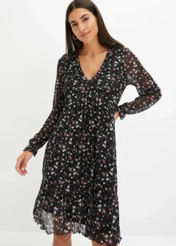 Jersey Kleid aus Mesh