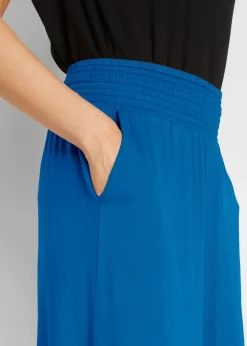 Jersey-Bermuda aus Viskose-Mix