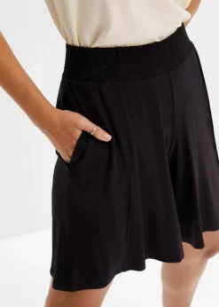 Jersey-Bermuda mit Bequembund