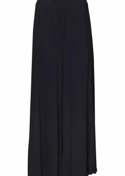 Jersey-Culotte mit weitem Bein