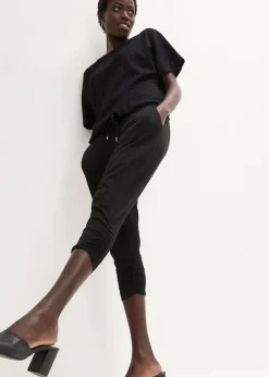 Jersey-Hose aus Baumwoll-Mix