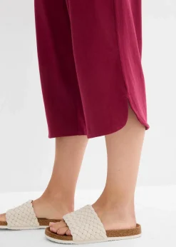 Jersey-Hose aus Baumwoll-Mix