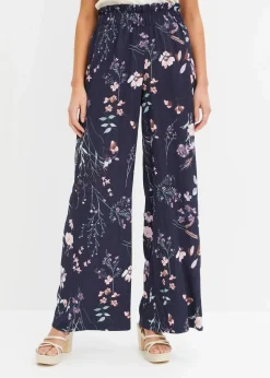 Jersey-Hose aus luftigem Crêpe