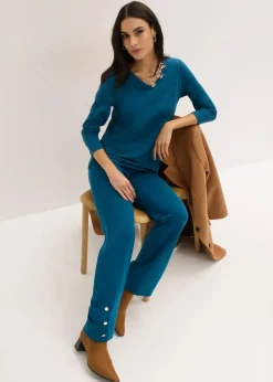 Jersey-Hose aus Punto di Roma