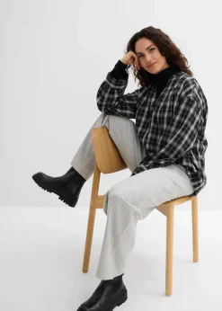 Jersey-Hose aus Rippe (2er Pack)