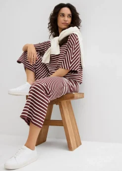 Jersey-Hose aus strukturierter Baumwolle