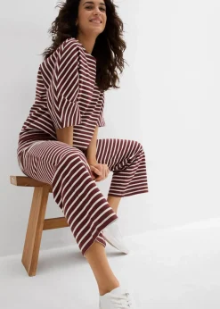 Jersey-Hose aus strukturierter Baumwolle