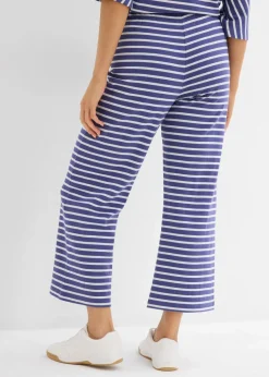 Jersey-Hose aus strukturierter Baumwolle