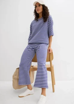 Jersey-Hose aus strukturierter Baumwolle