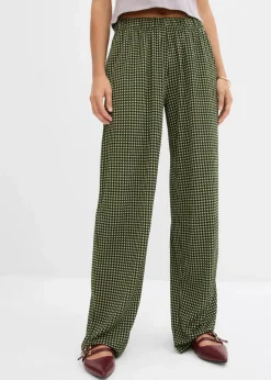 Jersey-Hose aus strukturiertem Crêpe