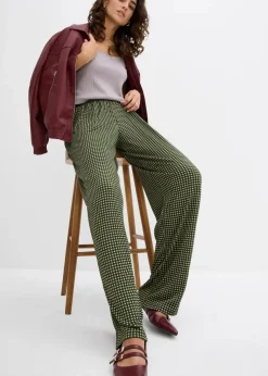 Jersey-Hose aus strukturiertem Crêpe