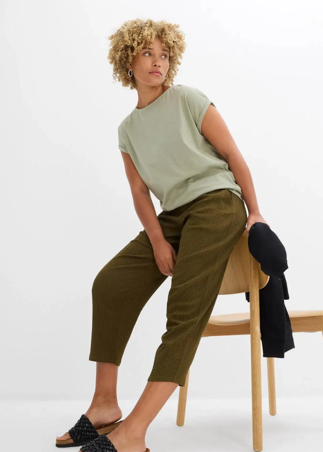 Jersey-Hose aus Strukturmaterial