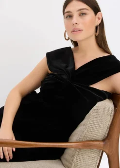 Jersey-Jumpsuit aus fließendem Samt