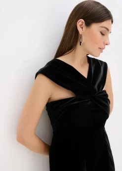 Jersey-Jumpsuit aus fließendem Samt