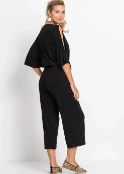 Jersey-Jumpsuit aus fließender Viskose