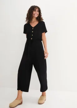 Jersey-Jumpsuit aus Viskose-Mix