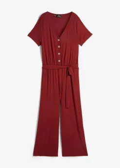 Jersey-Jumpsuit aus Viskose-Mix