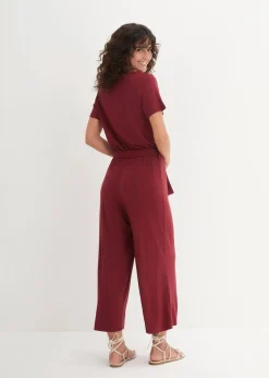 Jersey-Jumpsuit aus Viskose-Mix
