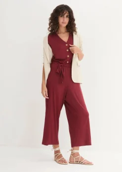 Jersey-Jumpsuit aus Viskose-Mix