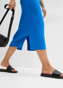 Jersey-Kleid aus Baumwolle mit Stretch