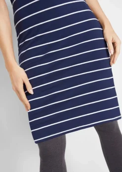 Jerseykleid aus Baumwolle mit Stretch