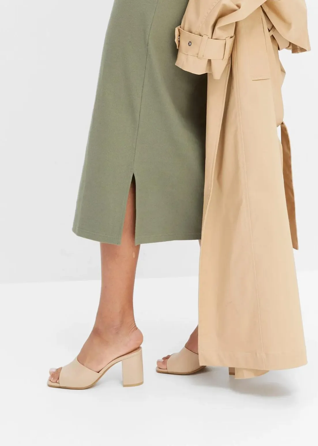 Jersey-Kleid aus Baumwolle mit Stretch