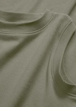 Jersey-Kleid aus Baumwolle mit Stretch