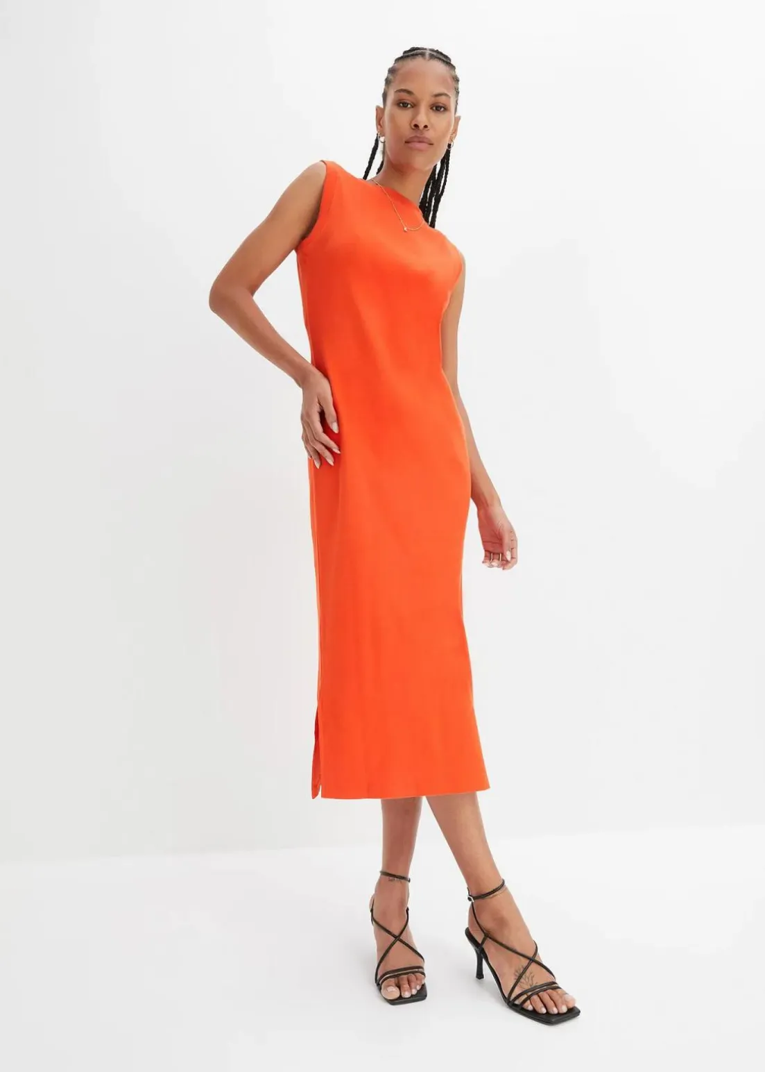 Jersey-Kleid aus Baumwolle mit Stretch