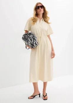 Jerseykleid aus Baumwoll-Stretch