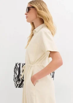 Jerseykleid aus Baumwoll-Stretch