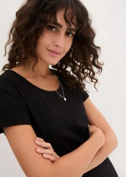 Jerseykleid aus Bio-Baumwolle mit Stretch