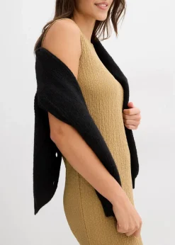 Jerseykleid aus Borkencrepe