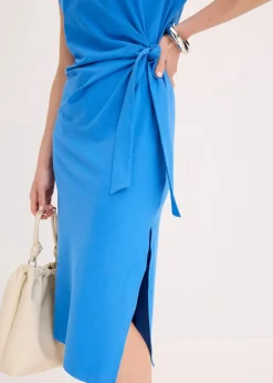 Jerseykleid aus elastischem Baumwoll-Mix