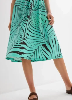 Jerseykleid aus fließendem Viskose-Mix