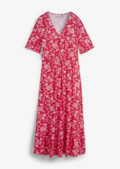 Jerseykleid aus fließender Viskose