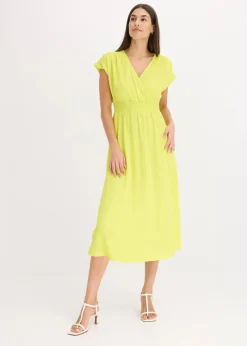 Jerseykleid aus luftigem Crêpe