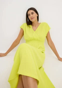 Jerseykleid aus luftigem Crêpe