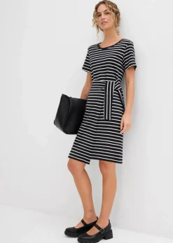 Jerseykleid aus reiner Baumwolle