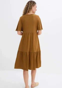 Jerseykleid aus reiner Baumwolle