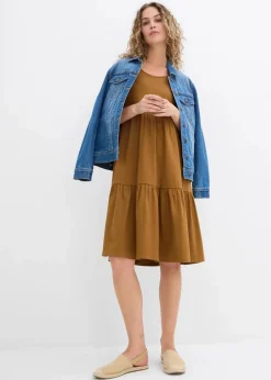 Jerseykleid aus reiner Baumwolle