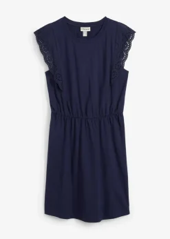 Jerseykleid aus reiner Baumwolle