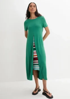 Jerseykleid aus softem Viskose-Mix