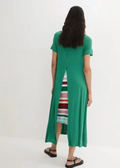 Jerseykleid aus softem Viskose-Mix