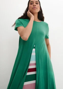 Jerseykleid aus softem Viskose-Mix