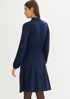 Jerseykleid aus softem Viskose-Mix