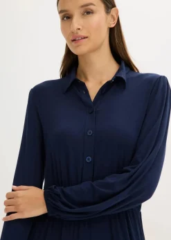 Jerseykleid aus softem Viskose-Mix