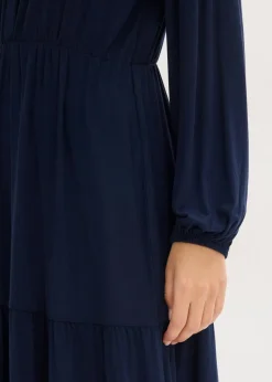 Jerseykleid aus softem Viskose-Mix