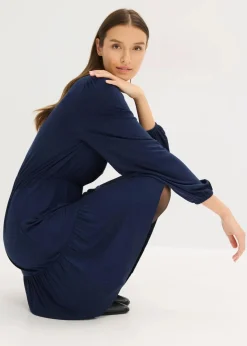 Jerseykleid aus softem Viskose-Mix